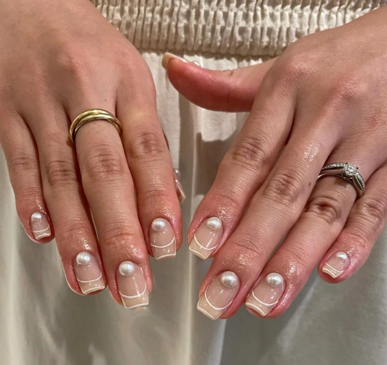 30pcs Wholesale Nude French Style Short Square Press On Nail Art Tips Non C  Curve Round False Nails Full Cover Nails - Buy Press On Nails Wholesale  Long Nails,Square Nail Tips Non