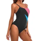 New Style Swimsuit Conservative Sports Tight-Fitting Competition Racing Women One-Piece Triangle Swimsuit