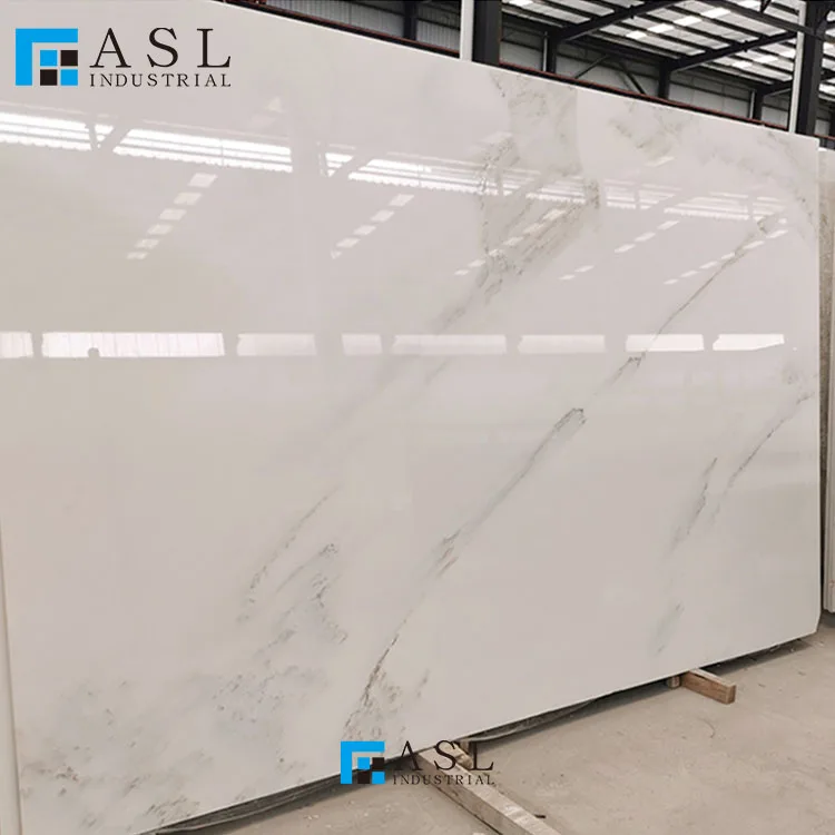 High Quality Polished Eastern Calacata white Marble,Orient White Marble