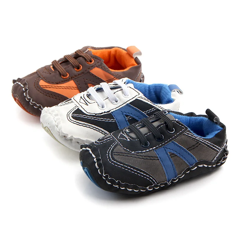 Mixed Color Maze Soles Baby Boys Elastic Hand-stitched Fashion Trend Toddler Shoes supplier