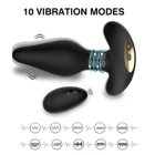Anal Silicone Electric Shock Vibrating Sex Toys Anal Butt Plug For Male Couple Anal Sexual