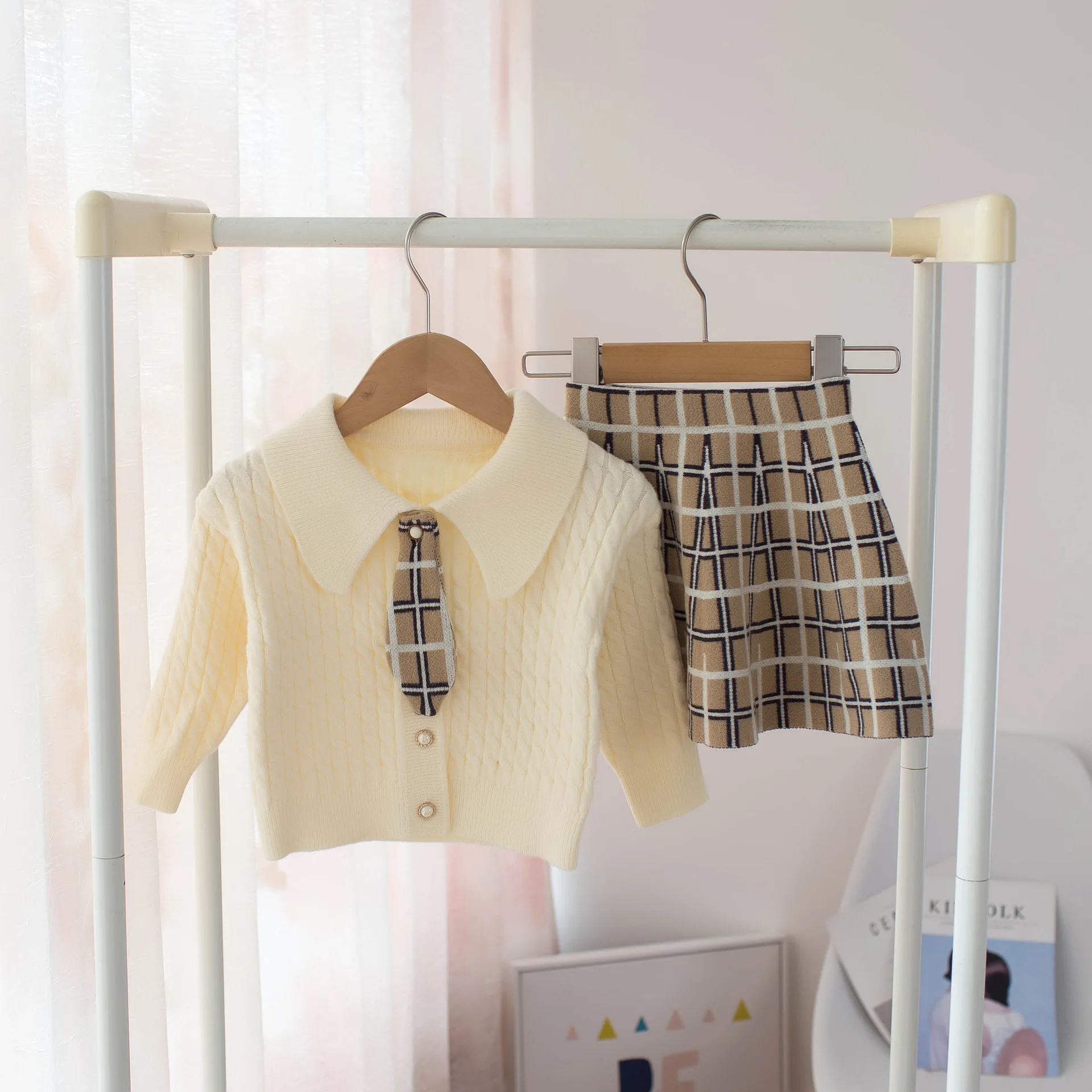 Skirt Casual Sweet Toddler Clothing Set 