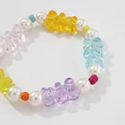 Sweet Pearl Fashion Cute Candy Sweet Personality Lady Bear Imitation Pearl Rice Bead Bracelet