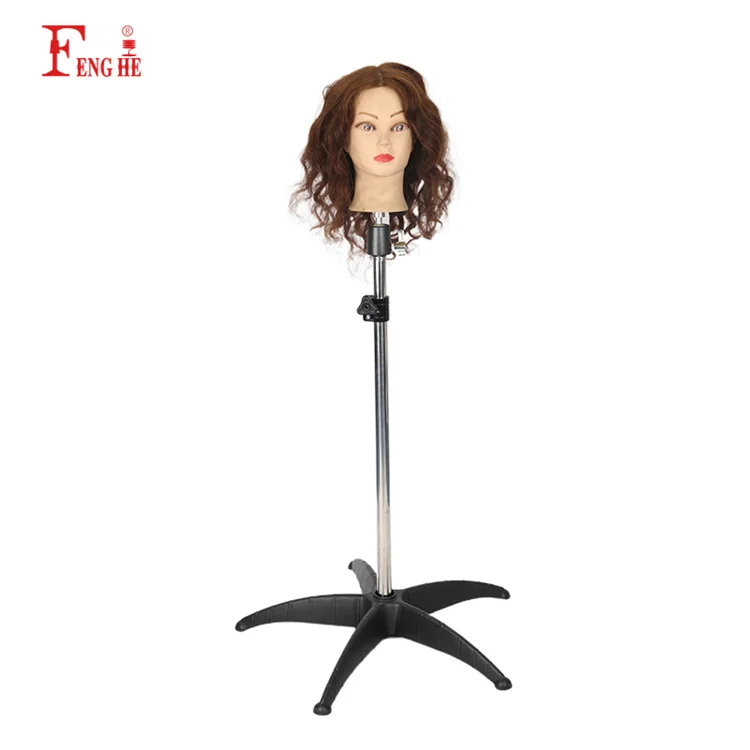 Adjustable Salon Mannequin Manikin Head Stand for Practice Model Styling