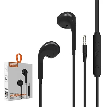 2021 Hot Sale Wholesale Mobile Handsfree Headphones Music 3.5mm Earphone Wired Earphone in Ear with Mic