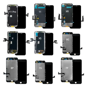 Mobile Phone Lcds Replacement display for iphone 5 6 6S 7 8 Plus X XS MAX XR 11 Pro original lcd oled touch screen digitizer