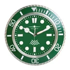 Luminous Wall Clock 14 Inch Round Metal Luxury Wrist Watch Mute Night Light Custom 3D Digital Luminous Wall Clock