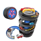 Wheel Theme Trending Products 2022 New Arrivals Toys Kids Deformation Toy Car Race Track Parking Lot Toys Model