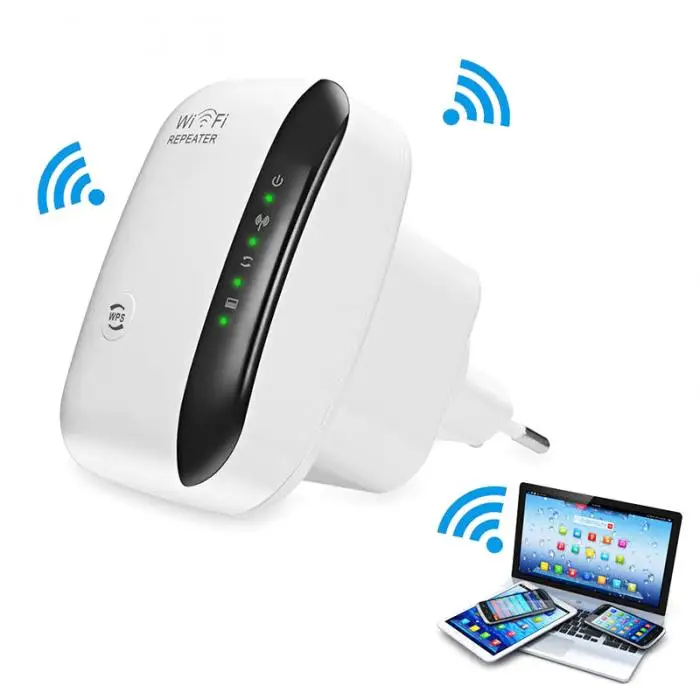 Aigital WiFi Range Extender 300 Mbps Répéteur Sans Fil WiFi 2.4GHz Signal Booster 