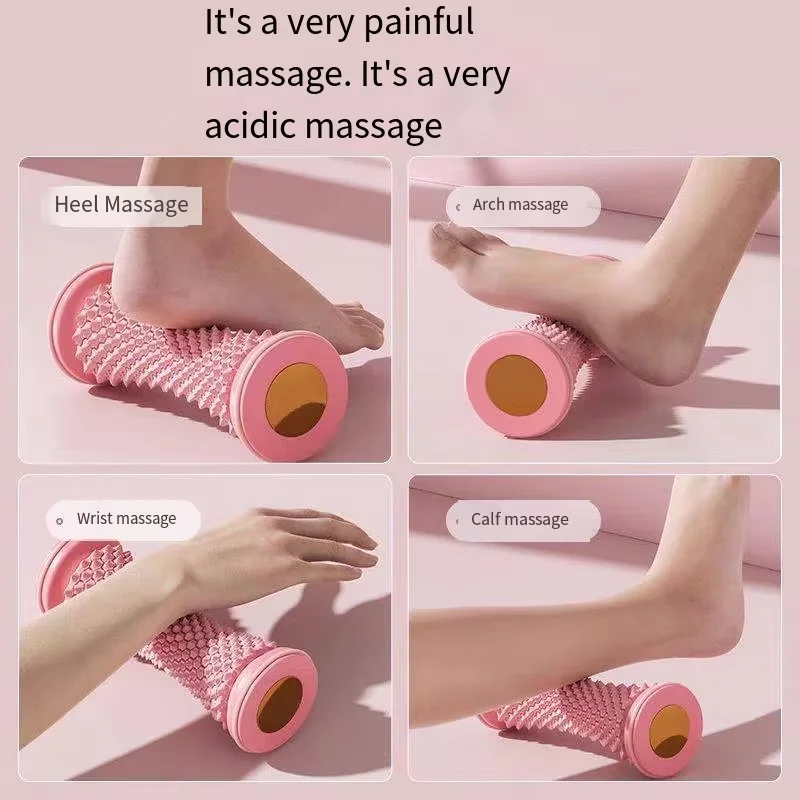 PVC+TPR Foot Massager with Full-body Massage and Plantar Fascia Relief for Yoga Fitness 16.5*6*6cm