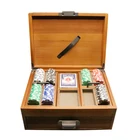 Poker Set Poker Chip Box Original Design Drawable Wooden Poker Chip Set Box Wooden Rack Cabinet
