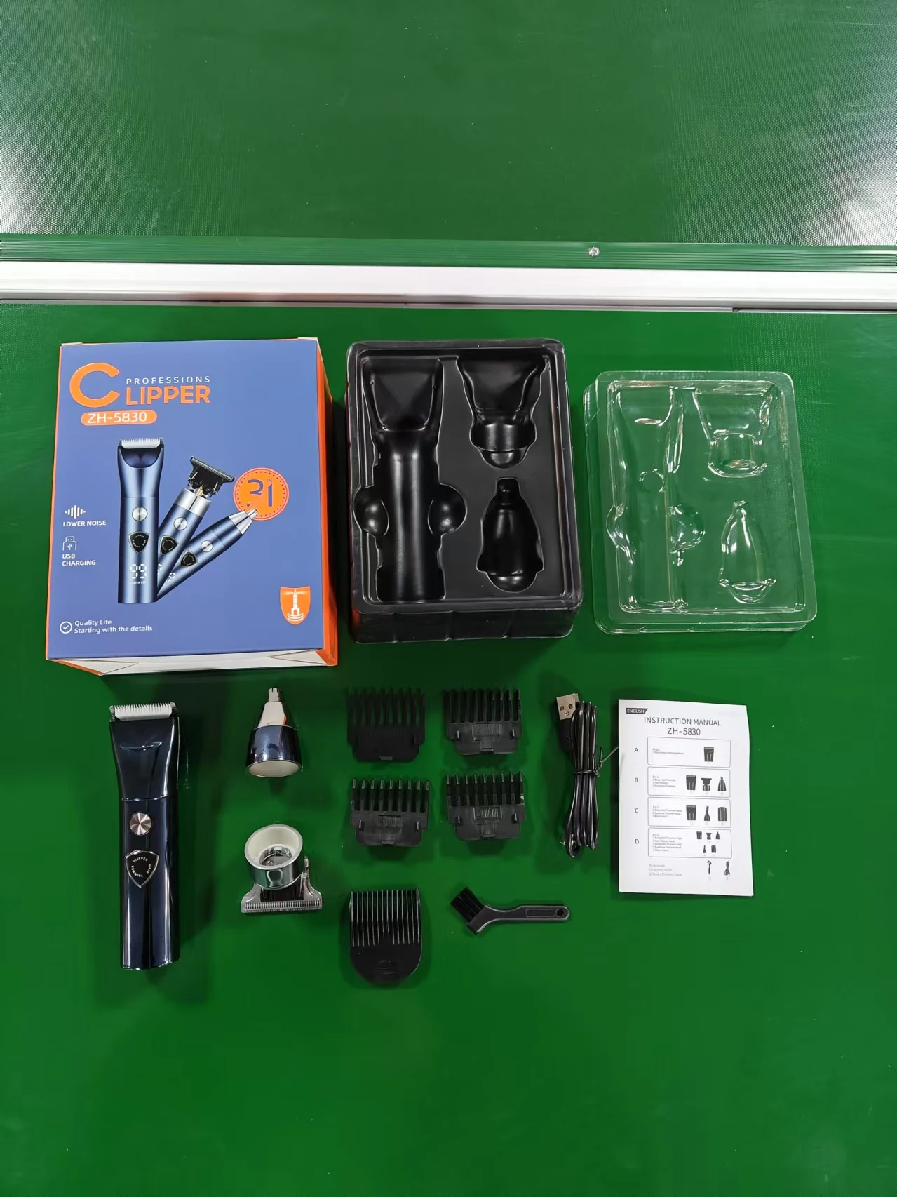 Private Full Body Electric Hair Clipper Shaver Set USB Charging Multifunctional Grooming for Household and Car Use factory