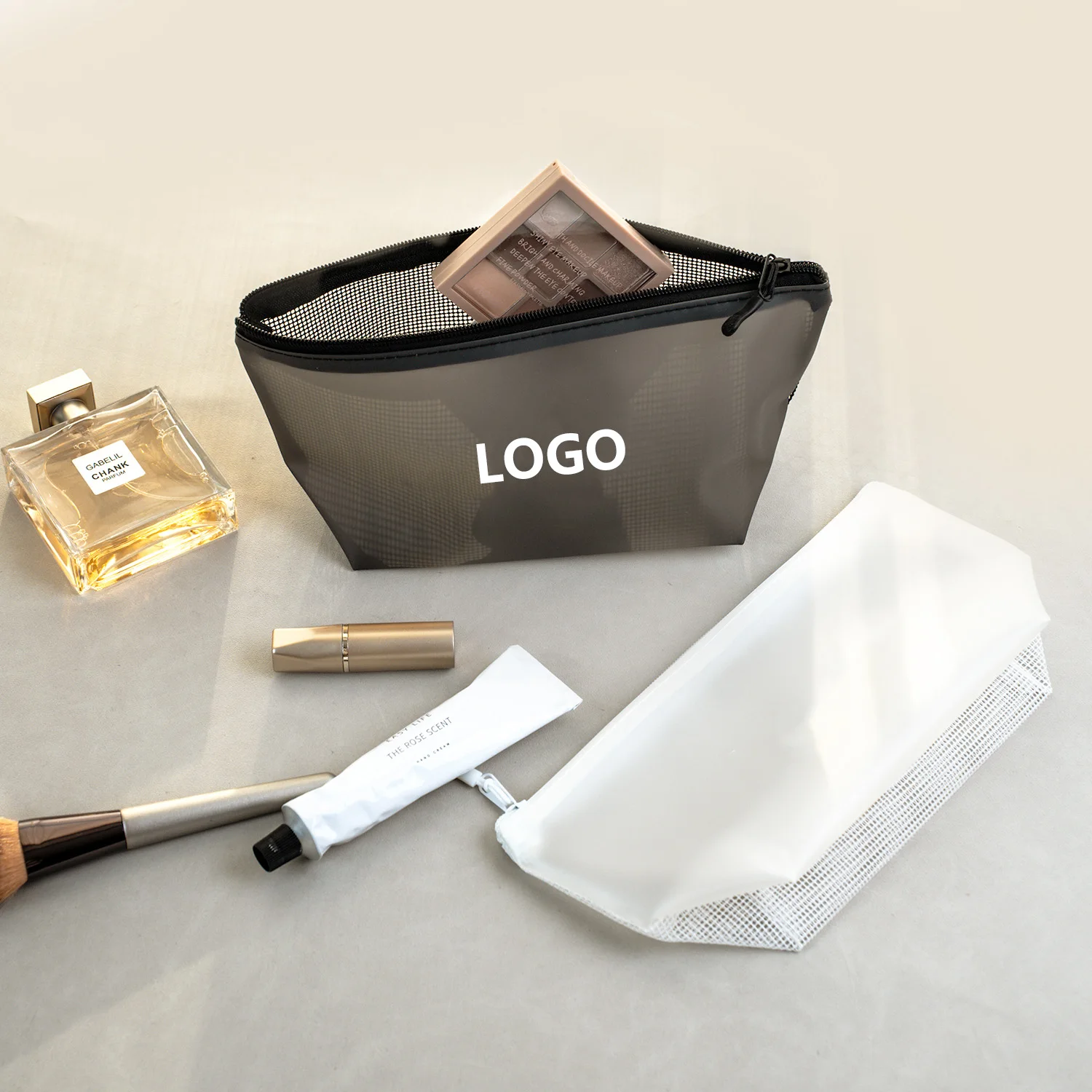 Transparent PVC Makeup Organizer Pouch
