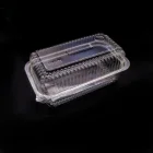 Plastic Food Thailand Catering Cheap Safe Ops Plastic Clear Clamshell Display Carrying Takeaway Food Container