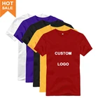 T Shirt T-shirt T-shirt Manufacturer New Men's Basic Plain Tee T Shirt Crew Neck Shirt Solid Color Cotton T-Shirt