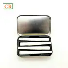 Tin Box 5 Tin Pack Box Child Lock Feature Tin Box With Insert For 5 Packs 1 1/4" Prerolls Packaging With Custom Design