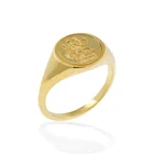 Sterling Singet Rings Custom Design Cubic Stones Gold Plating Sterling Silver Fine Jewelry