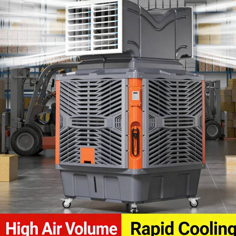 Mobile Industrial Evaporative Cooler, 18000, Core-380V/220V - detail 6