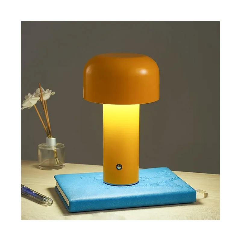 Amelech ATL8012 Italian Mushroom Rechargeable Night Light Portable USB Charging Touch Bedside Living Room Table Lamp