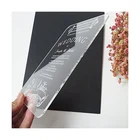 Wedding Customized Personalize Cut Name Invitations Design Clear Acrylic Wedding Card