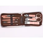 Nippers Pedicure 9Pcs Nail Clipper Set Nail Art Cutters Cuticle Scissor Flies Nippers Travel Nail Manicure Pedicure Set