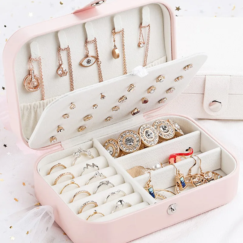 2023 new design bedroom sets storage boxes Ornaments organizer earring necklace bracelet storage Jewelry boxes