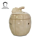 Wax Factory Holiday Decor Pumpkin Art Ceramic Electric Wax Melter With Warm Night Light