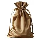 Gold Color Case Cheap Promotional Gold Color Satin Pillow Case And Drawstring Bags