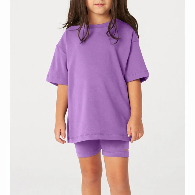 Biker Shorts For Little Girls Blank 