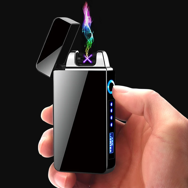 forfriskende skildring opdagelse New Fashion Usb Rechargeable Electronic Cigarette Lighter,Double Arc Plasma  Lighter With Battery Indicator - Buy Plasma Lighter,Lighter Electronic,Cigarette  Lighter Product on Alibaba.com