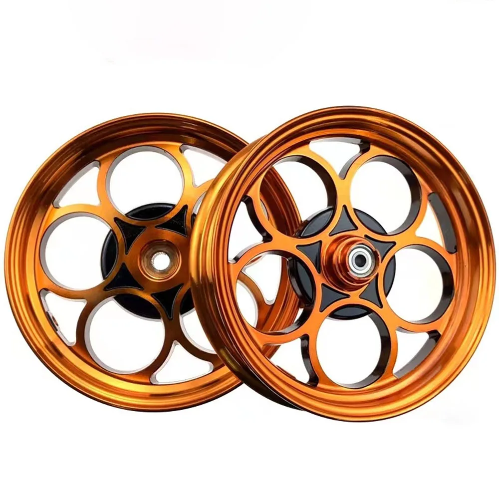 High Quality 10-Inch Modified Aluminum Alloy Five-Ring Wheels DIO18/28 ZX34/35/38/56 Models Wholesale Motorcycle Wheels