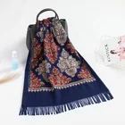 Scarf Scarf Chinese Style Tassel Multicolor Oem Spring Double Happiness Embroidered Long Scarf