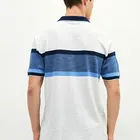 Men Men China Manufacturer Custom Logo 100% Cotton Knitted Striped Turn Down Collar Men Polo Shirts