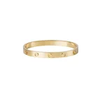 Love Stainless Steel Screw Pattern Buckle Bracelet Trend Students All-match LOVE Diamond Bracelet