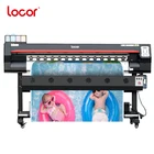 Printing Print Cut Printers LOCOR 160cm 5ft Vinyl Printer Printing Machine 1.8m 6ft Eco Solvent Printing Plotter