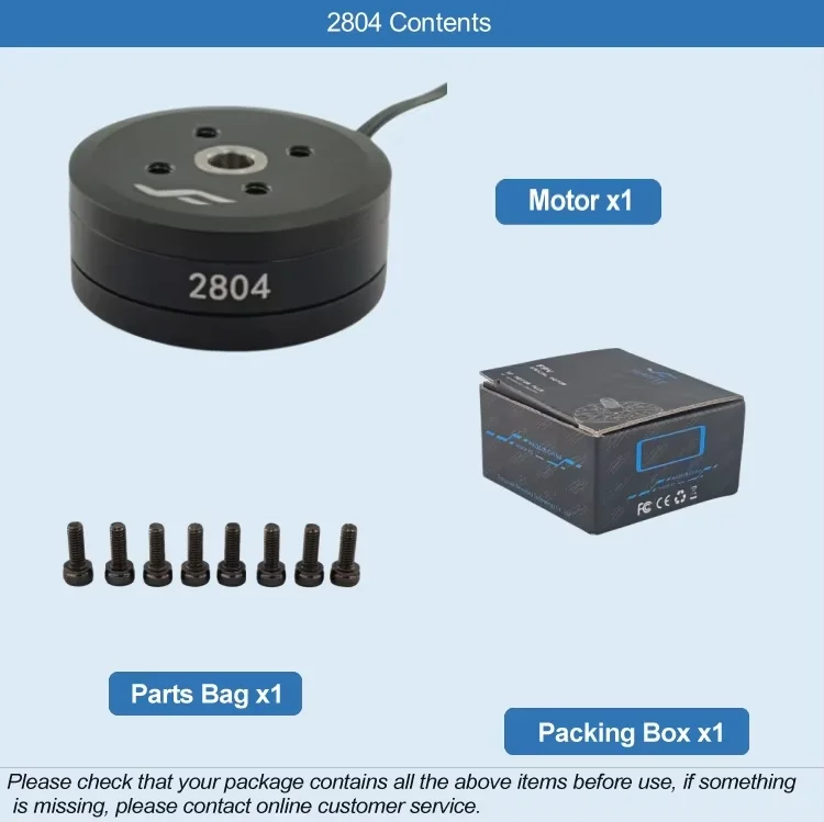 Ptz Brushless Motor, 2804, Waterproof, KV160, 10A - detail 4