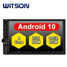 Dvd Player Din Android Universal WITSON ANDROID 10.0 UK WAREHOUSE STOCK ANDROID DVD PLAYER UNIVERSAL DOUBLE DIN 2G RAM 16GB ROM Built-in Wired CarPlay+DSP