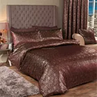 Duvet Set Metallic Print Velvet Duvet Set