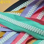 Zip YYX Open End Zip Large Plastic Zipper 30 Big Teeth Cremallera Gigante Giant Zipper