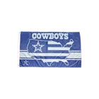 Nfl Advertising Flags 2021 New Arrival Promotional Advertising Customizable Dallas Cowboys NFL Team Flags 3x5ft Banner
