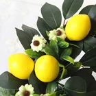 2022 New Creative Christmas And Halloween Lemon Happy Hanging Decorations Decorated Happy Spring Wreath