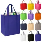 Bag Eco Friendly Customs Recycled Shopping Pp Non Woven Fabric Grocery Bag With Printing Logo Tote Bag