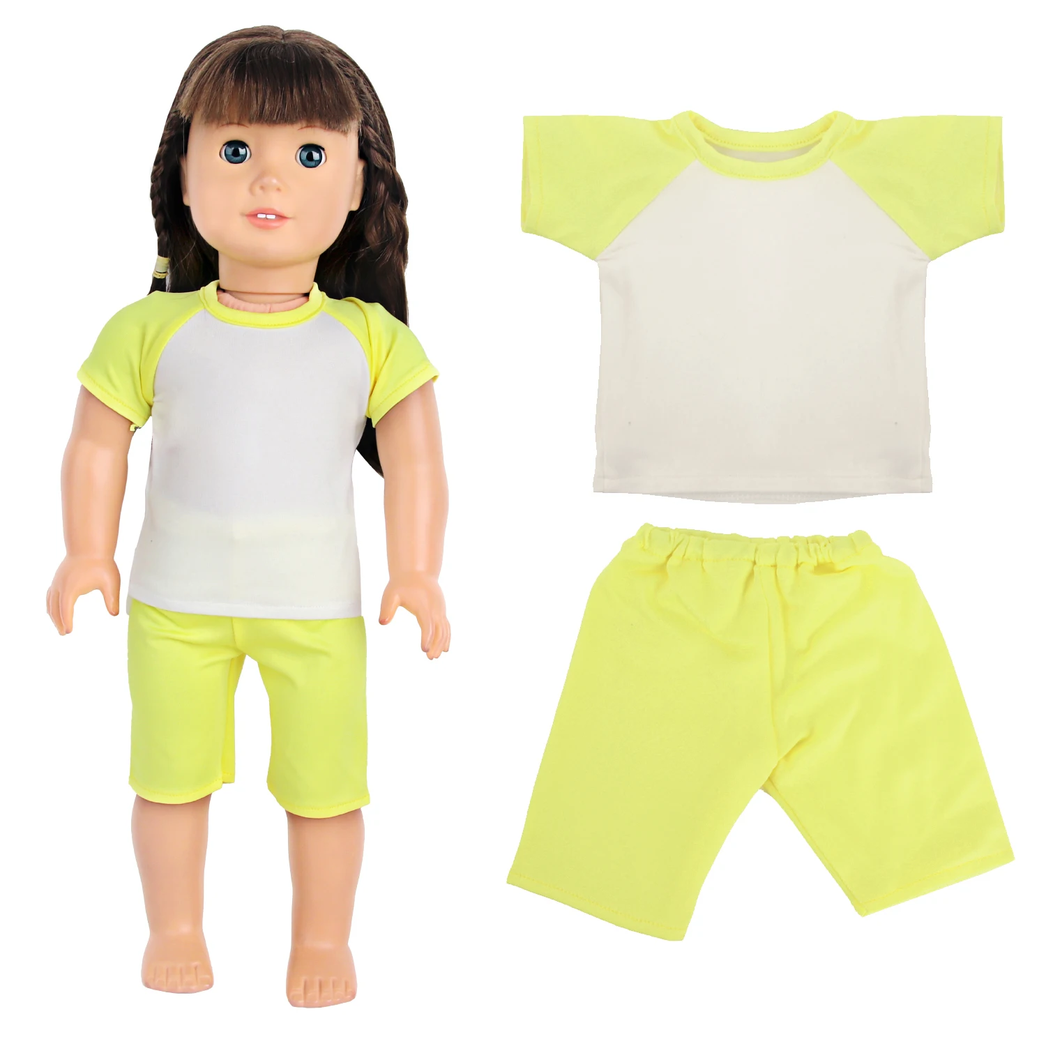 New arrival 18 inch doll clothes American doll girl pajamas