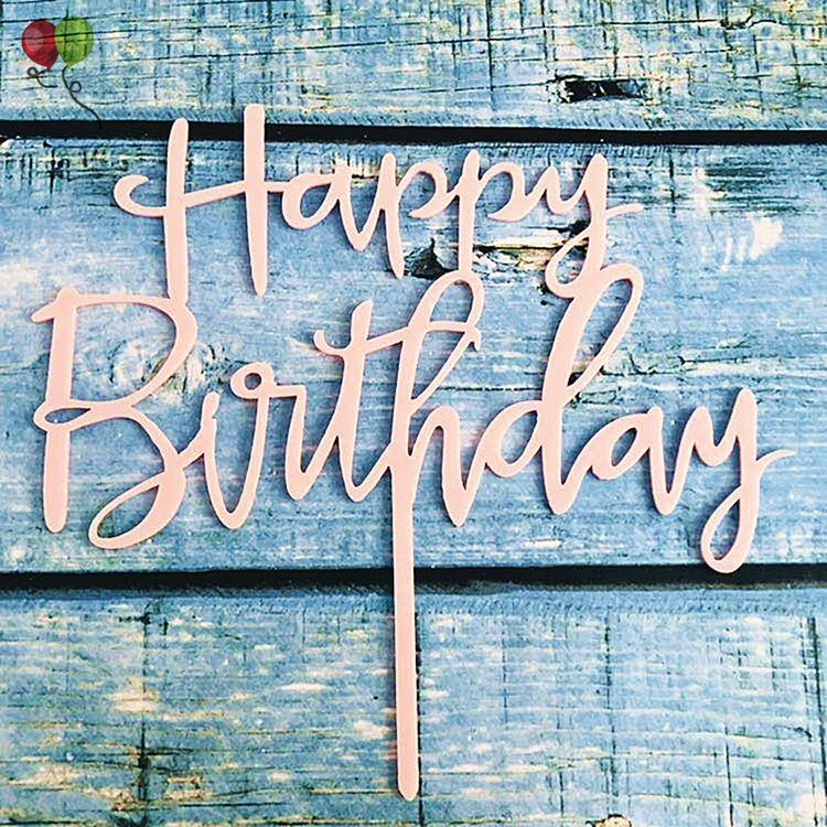 hot sale birthday party decoration custom acrylic