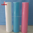 Professional Factory Make Multicolored Pp Non-woven Disposable Bed Sheet Rolls Disposable Wipes