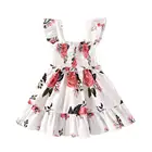 Kids Dress Hot Sale Kids Girls Clothing Summer Boutique Baby Girls Dress Short Sleeve Cotton Dress For Girl's Dress