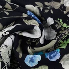 Woven Hot Sale 110gsm Plants Printing Plain Woven 100% Polyester Fabric For Garment