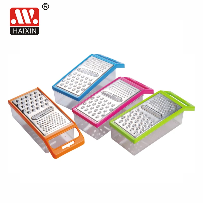 New Mini Hole Kitchen Tool Vegetable Plastic Grater With Container