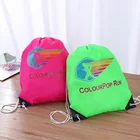 Logo Bag Bags Factory Custom Logo Sports Backpack 210D Polyester Drawstring Bag Draw String Bags Logo Printing