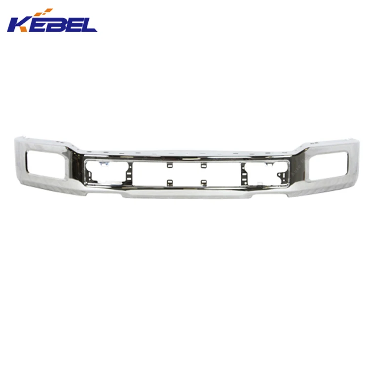 Auto Body Kit Steel Front Bumper OEM FO1002430 Chrome Car Bumpers for Ford F150 2018 2019 2020 manufacture
